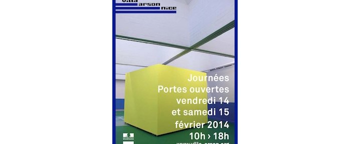 Journées Portes Ouvertes de la Villa Arson le 14 et 15 février 
