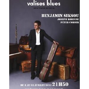 Benjamin Siksou et son groupe Valises Blues au Festival d'Avignon 