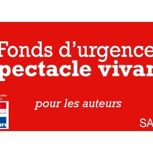 Nouveau Fonds d'urgence de la SACD pour les auteurs du spectacle vivant