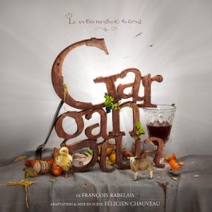 La vie trésorrifique du Grand Gargantua, par Félicien Chauveau d'après Rabelais