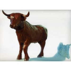 Des taureaux grandeur nature à l'aéroport !