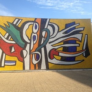 Sarah Morris au Musée Fernand Léger, la classe américaine