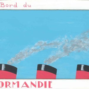 A bord du Normandie, Journal transatlantique