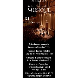 61ème FESTIVAL DE MUSIQUE de Menton