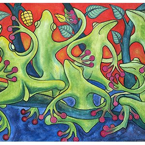 Roberd Sixto Saurin Pua, peintre de l'Amazonie