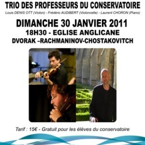 Trio des professeurs du Conservatoire