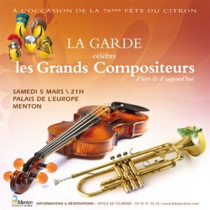 La Garde célèbre les grands compositeurs