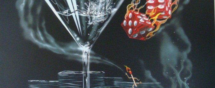 Mickael Godard : Strike it Rich Giclée 99X74cm