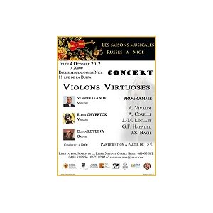 Les Académies des Saisons Musicales Russes à Nice