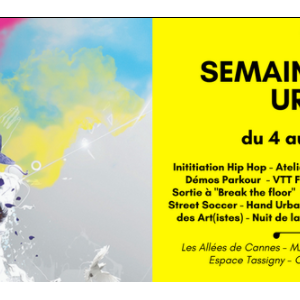 En ce moment c'est le Festival Culture Urbaine !