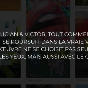 À Nice "Lucian & Victor", la galerie digitale & humaine qui réinvente l'achat d'art
