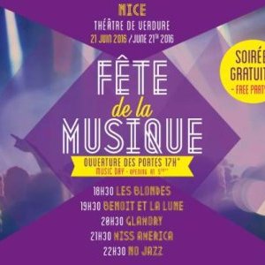 Programme de la Fête de la musique à Nice, Cannes, Cagnes-sur-Mer