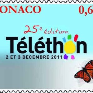 Le Téléthon sur les timbres monégasques !