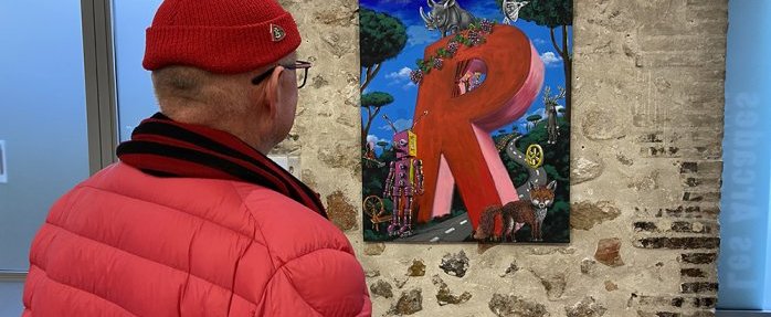 L'Abécédaire de Moya, à la galerie des Arcades d'Antibes