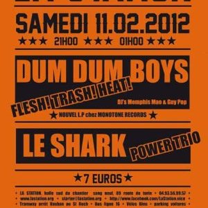 Nice : Dum Dum Boys + Le Shark à la Station