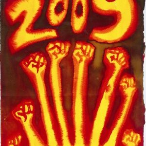 Hervé Di Rosa dessine la Une du journal Le Patriote de la nouvelle année