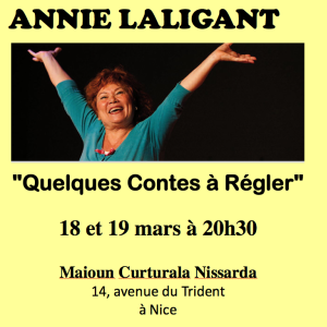 Annie Laligant a encore "Quelques Contes à Régler"