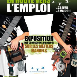 Exposition des compagnons du devoir « En route vers l'emploi »