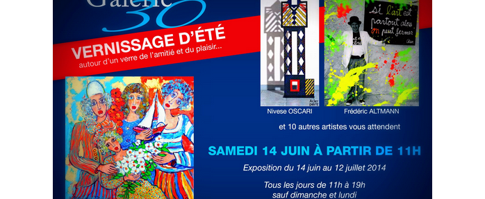 Exposition à la galerie 30