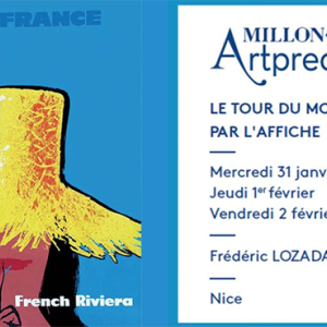 (Y aller) Vente aux enchères d'AFFICHES chez MILLON Riviera 