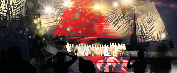 La "Porte aux Etoiles", un mapping exceptionnel à découvrir au Palais des Festivals de Cannes 