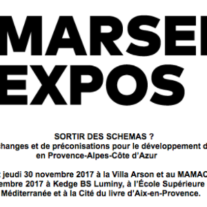 SORTIR DES SCHEMAS ? Journées d'échanges et de préconisations pour le développement des arts visuels en PACA