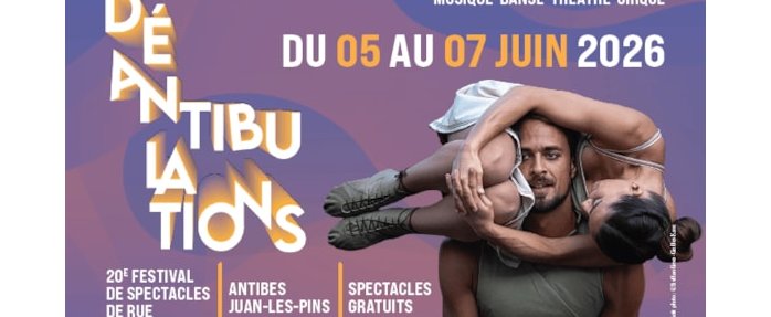 Les Déantibulations célèbrent leur 20e édition du 5 au 7 juin à Antibes Juan-les-Pins