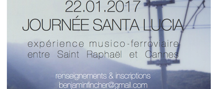  Expérience musico-ferroviaire à travers l'album Santa Lucia de Benjamin Fincher