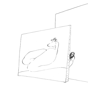 Exposition « En l'absence de l'artiste » de Claude Morini à la Galerie Eva Vautier, du 18 janvier au 1e février 2014