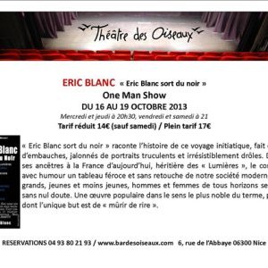 Eric Blanc au théâtre des oiseaux 