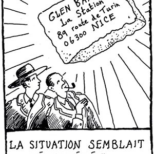 Les dessins originaux de Glen Baxter à Nice ! 