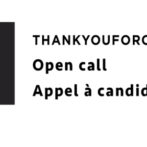OPEN CALL - thankyouforcoming - ACROSS residency program