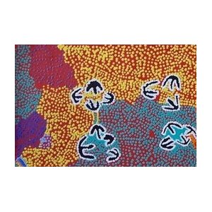 Exposition-vente d'art aborigène du désert central d'Australie