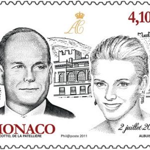Des Timbres pour le Mariage Princier à Monaco