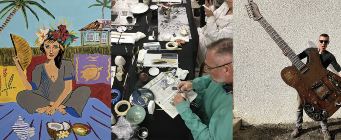 De l'arme à l'art : Le Domaine des Gueules Cassées a accueilli la première exposition du collectif Sold'Artiste