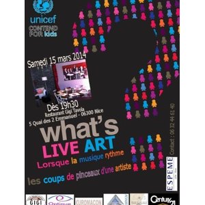 « Live Art » pour l'UNICEF