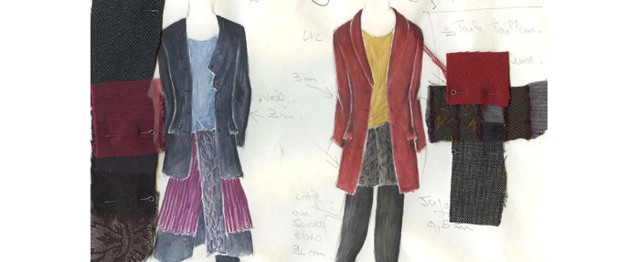  Philippe Combeau, créateur inspiré : croquis et pièces de costumes