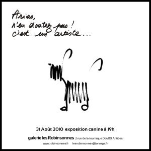 VERNISSAGE Galerie les Robinsonnes : Exposition canine
