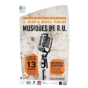 Nice : Tremplin musical étudiant « Musiques de RU »