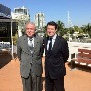 Déplacement officiel de Christian Estrosi, Maire de Nice, Président de Nice Côte d'Azur, à Miami