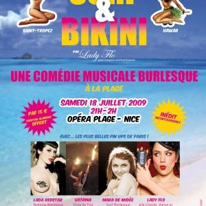 Burlesque, rétro, glamour et effeuillage pour 'Surf and Bikini'