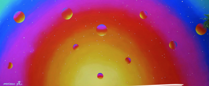 Mariana PTKS, artiste urbaine de Porto repeint le MUR de Mouans-Sartoux !