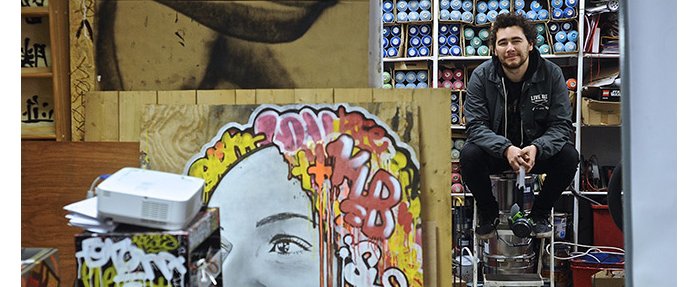 Otom, dessinateur et graffeur virtuose 