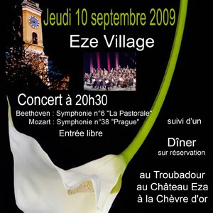 Les musiciens de l'Orchestre Philarmonique de Nice se donnent rendez-vous à Eze