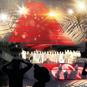 La "Porte aux Etoiles", un mapping exceptionnel à découvrir au Palais des Festivals de Cannes 