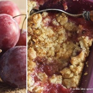 Recette Gourmande #18 : Crumble de prunes rouges