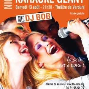 NICE : Karaoké géant au Théâtre de Verdure