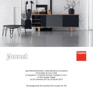 Exposition "Charlotte Perriand, meubles à vivre" chez J.Bonet
